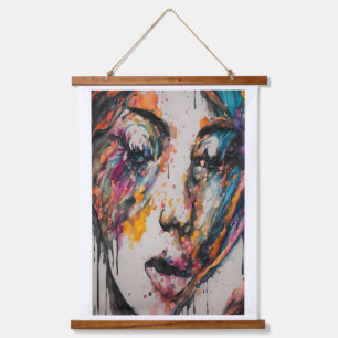 Vibrant Abstract Expression – Falling in Love Art Hanging Tapestry