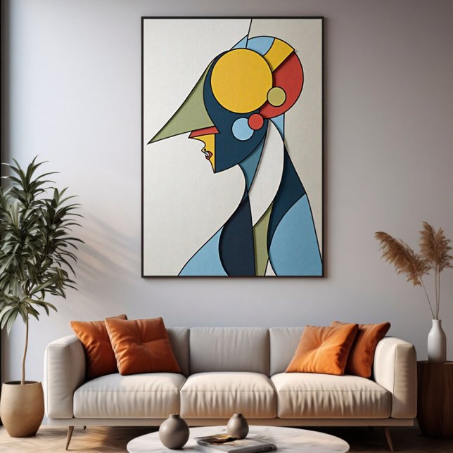 Vibrant Abstract Figure Poster (Creator Uploaded)