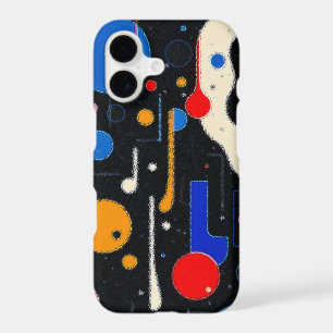 Vibrant Abstract Geometric Cosmic Pattern Design