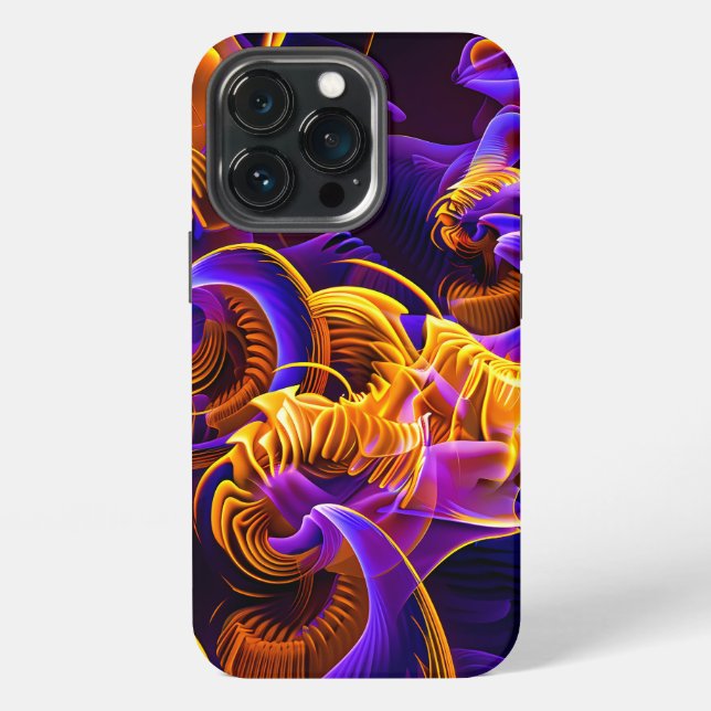 Vibrant Abstract iPhone Case (Back)