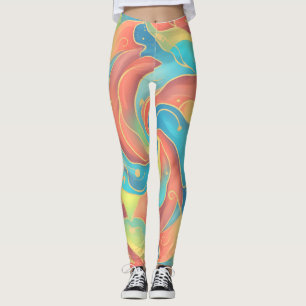 Vibrant Abstract Leggings