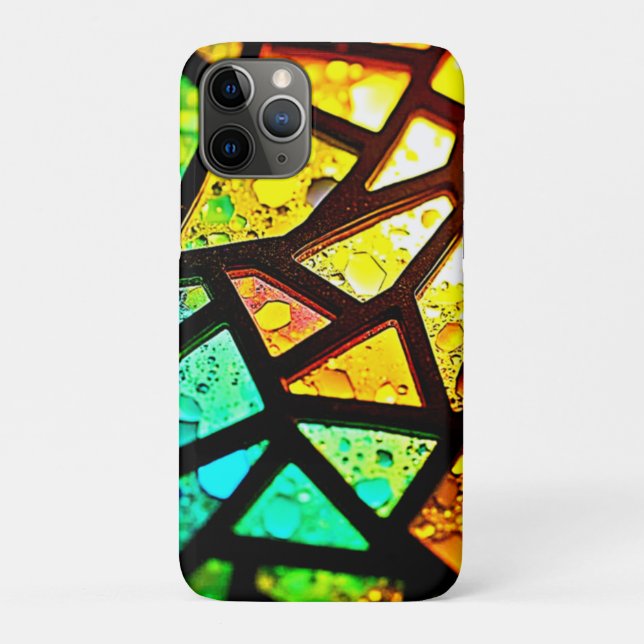 Vibrant Abstract Light Mosaic Design Case-Mate iPhone Case (Back)