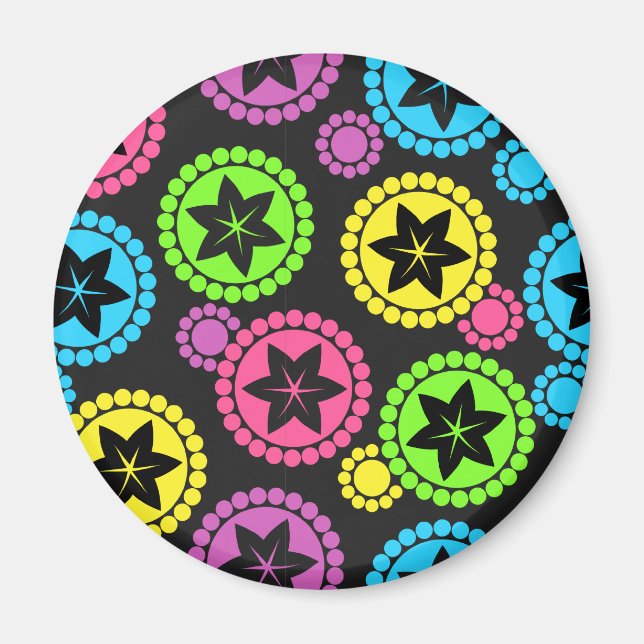 Vibrant abstract Magnet (Front)
