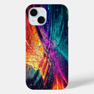 Vibrant Abstract Mosaic  iPhone 15 Case