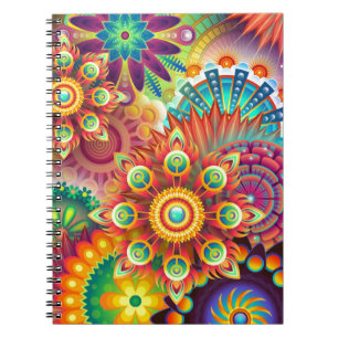 Vibrant Abstract Notebook