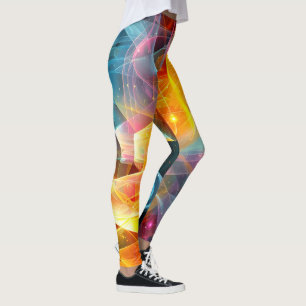Vibrant Abstract Pattern Leggings