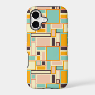 Vibrant abstract pattern with rectangles