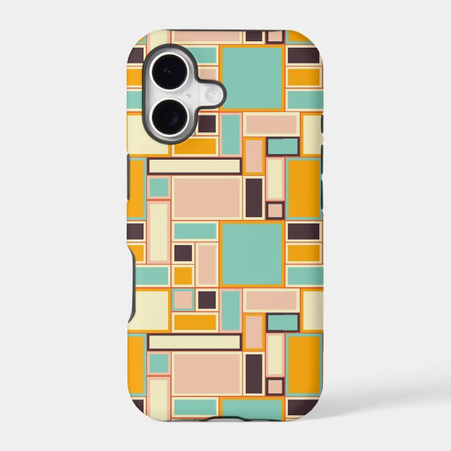 Vibrant abstract pattern with rectangles (Back)
