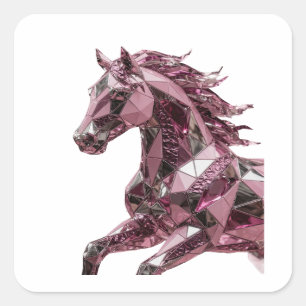 Vibrant Abstract Silver Sticker