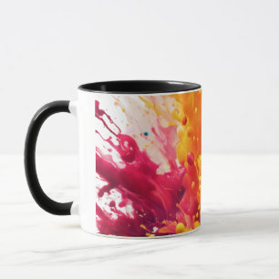 Vibrant Abstract Splash Mug