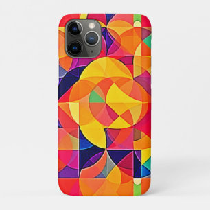 Vibrant Abstract Symmetry Art iPhone 11 Pro Case