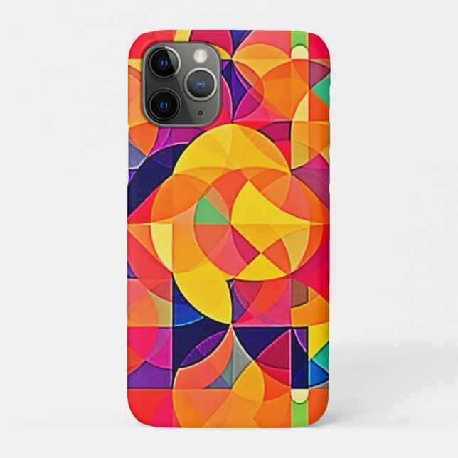 Vibrant Abstract Symmetry Art Case-Mate iPhone Case (Back)