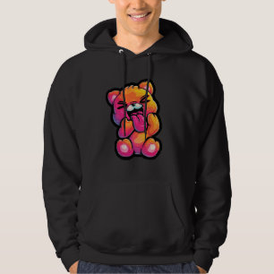Vibrant Abstract Teddy Pullover