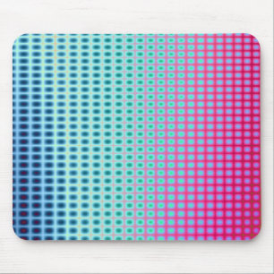 Vibrant Abstract Tiles Mouse Pad