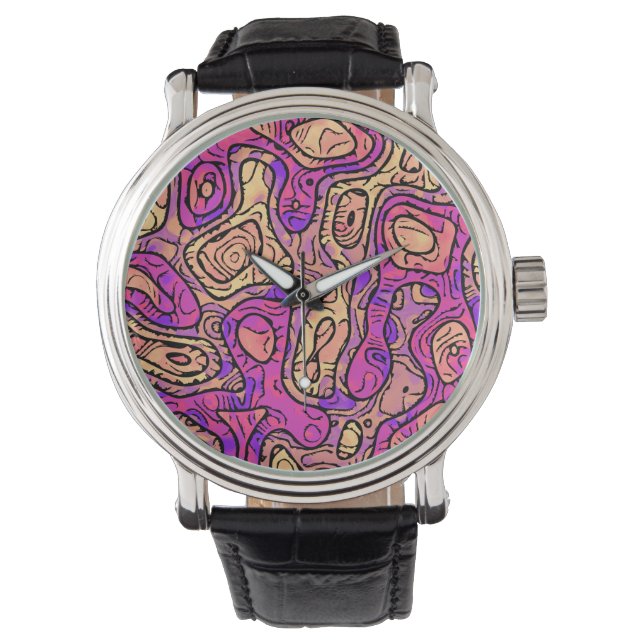 Vibrant Abstract Watch (Front)
