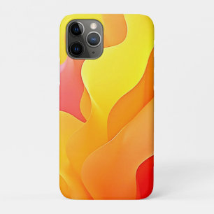Vibrant Abstract Wave of Warmth Design iPhone 11 Pro Case