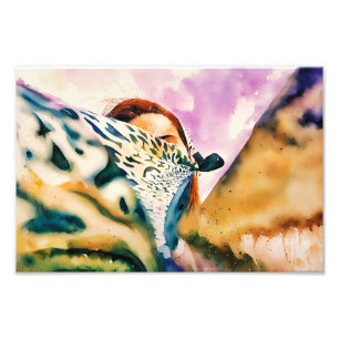 Vibrant Abstract With Bold Patterns and Colours Photo Print
