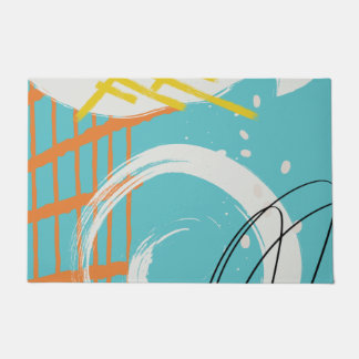 Vibrant Abstracts #painting #illustration Doormat