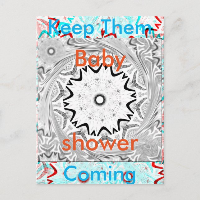 Vibrant African Culture: A Pink and Cyan Fusion Invitation Postcard (Front)