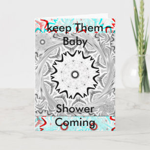 Vibrant African Culture: A Pink and Cyan Fusion Thank You Card