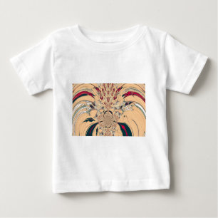 Vibrant African Kaleidoscope: A Peachy Delight Baby T-Shirt