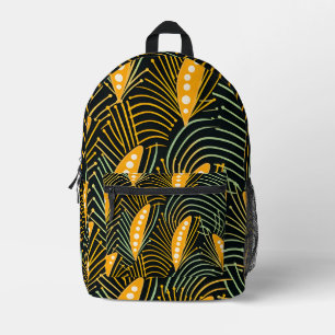 Vibrant African Pattern Printed Backpack