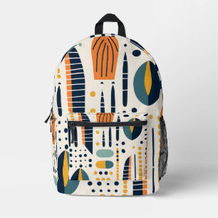 Vibrant African Pattern Printed Backpack