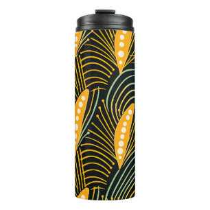 Vibrant African Pattern Thermal Tumbler