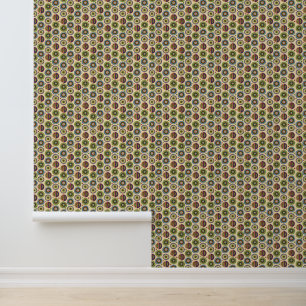 Vibrant African Print Handcrafted Cultural Art  Wallpaper