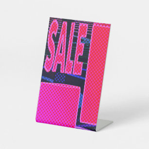 Vibrant and Flashy Pedestal Sign for Your Business
