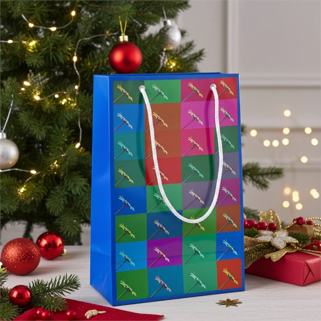 Vibrant and Stylish Colourful Floral Gift Bag (Creator Uploaded)