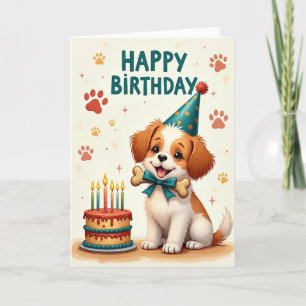 Vibrant Animal Birthday Card