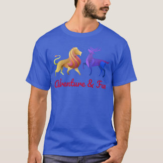 Vibrant Animal Duo vintage T-Shirt