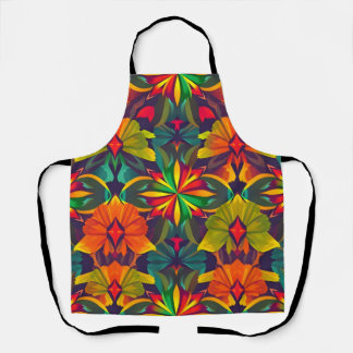 Vibrant Art Apron - Colourful Digital Print