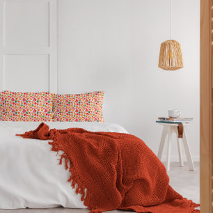 Vibrant Autumn Leaves Multi-Coloured Pattern Pillowcase