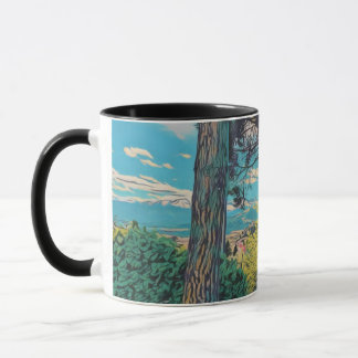 Vibrant Autumn Path mug