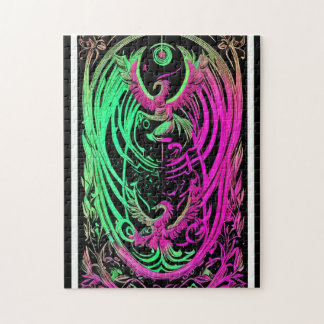 Vibrant Avian Abstract Puzzle – 252 Pieces