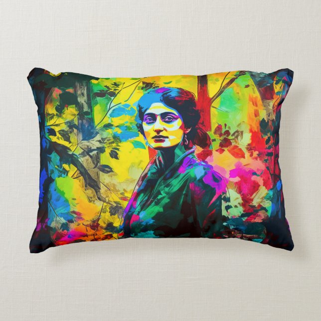 Vibrant Beauty  Decorative Cushion (Front)
