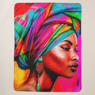 Vibrant Beauty Series 1 Sherpa Blanket