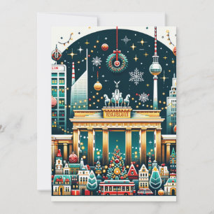 Vibrant Berlin Holiday Wonders Card