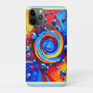 Vibrant Berry Vortex iPhone 11 Pro Case