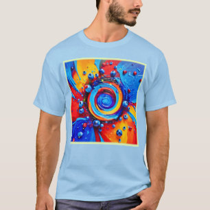 Vibrant Berry Vortex T-Shirt