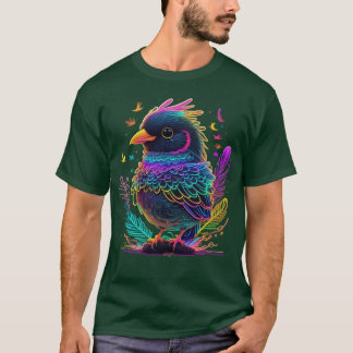 vibrant bird friend T-Shirt