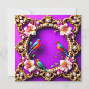 Vibrant Birds Perched