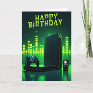 Vibrant Birthday Console Card