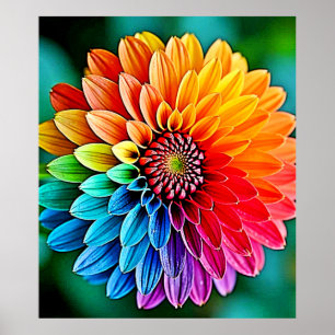 Vibrant Bloom of Hope and Joy Design Poster