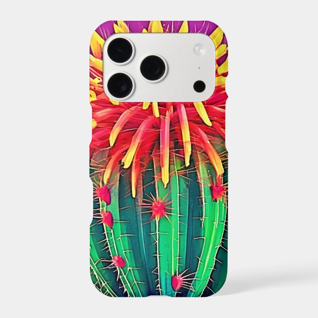 Vibrant Blooming Cactus (Back)