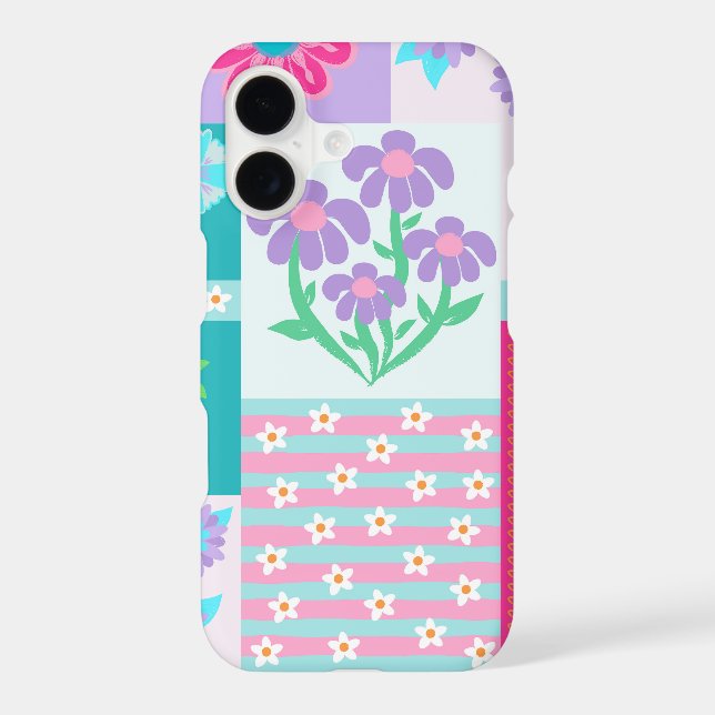 Vibrant Blooming Flowers Design (Back)