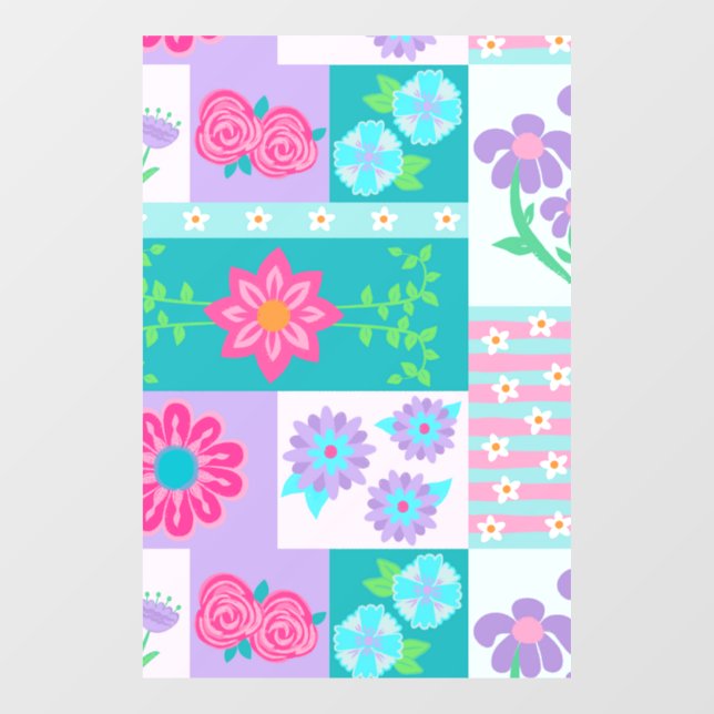 Vibrant Blooming Flowers Design (Sheet)