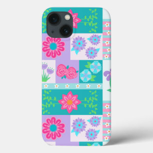 Vibrant Blooming Flowers Design iPhone 13 Case